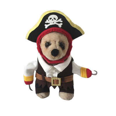 Halloween dog clothes funny clothes pirate clothes pet dress up foreign trade dog clothes